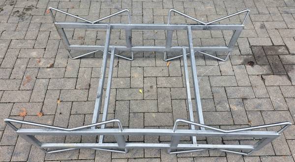 Gebrauchte 225er Barrique Doppelgestelle - stapelbar - Edelstahl rostfrei