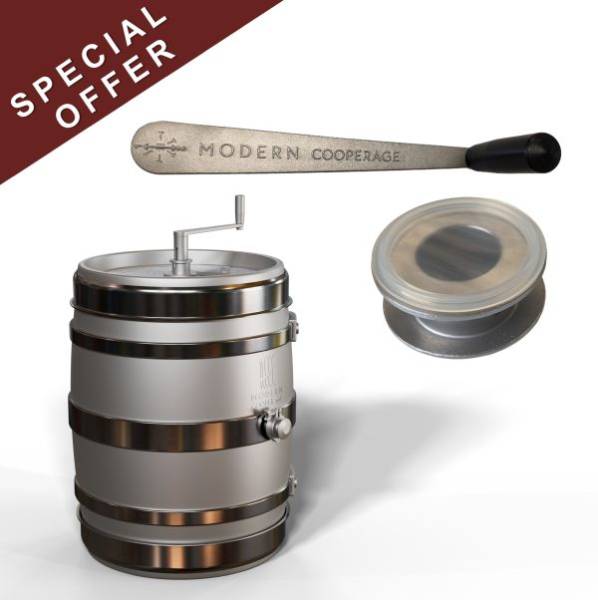 OPTION A: Modern Cooperage Gen-5 Core Barrel + Kurbel und Mikrooxygenierungs-Set