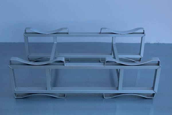 Universal-Barrique-Doppelgestell - Aluminium